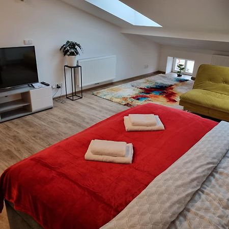 Podkrovni Studio Na Velkem Namesti S Wi-Fi Zdarma Hradec Králové Buitenkant foto
